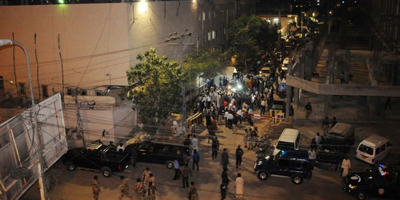 Karachi offices of Express Media Group under attack again